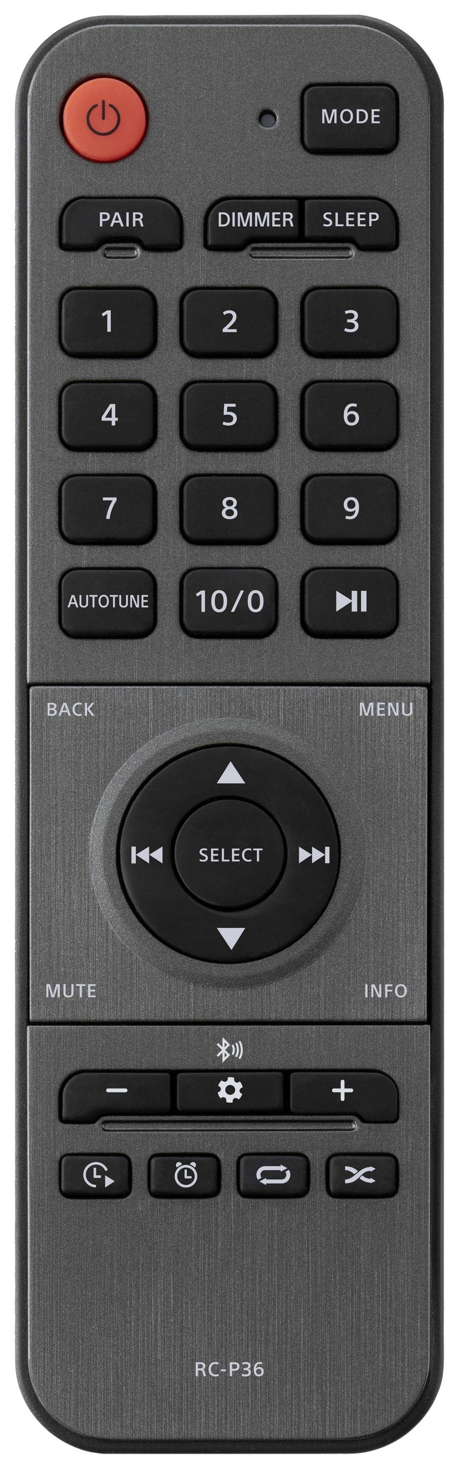 Sangean WFT-4 internetové rádio Bluetooth®, DAB +, internetové rádio, WLAN, čierna-4