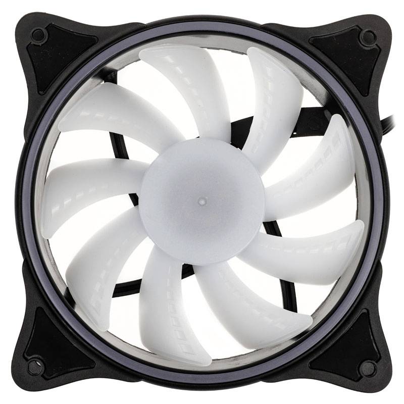 Alphacool Rise Aurora PC-ventilator Zwart (b x h x d) 120 x 120 x 25 mm afbeelding