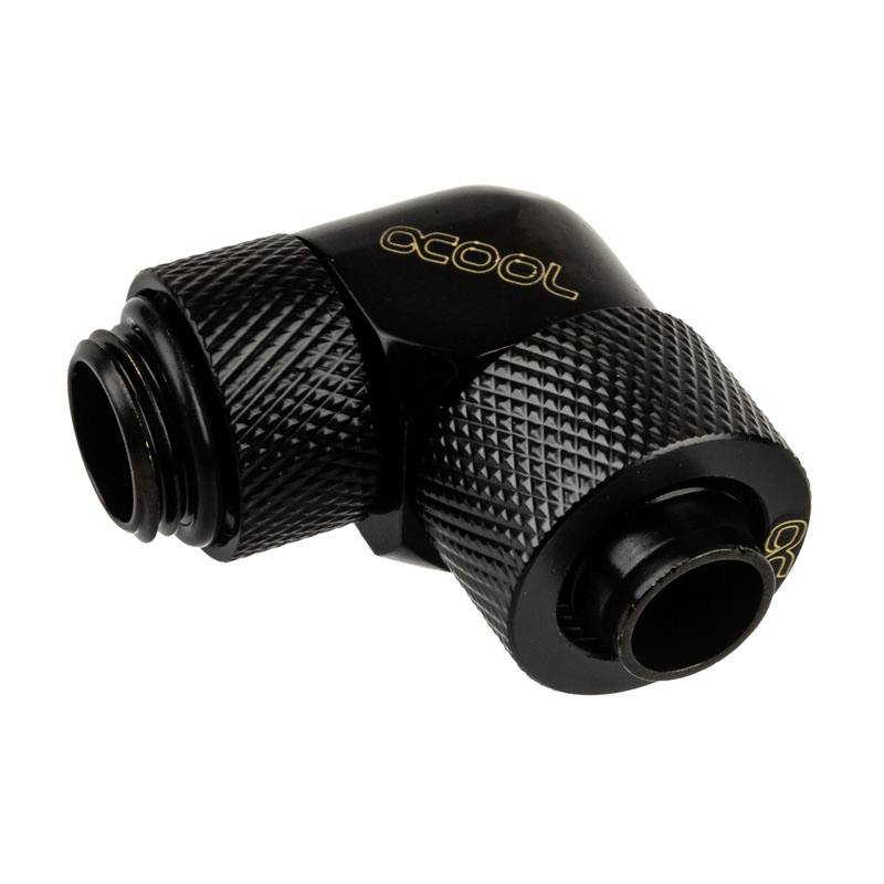 Alphacool Eiszapfen Anschluss 90 Grad G1/4 Zoll AG auf 13/10mm Vandkøling-vinkelforbindelse