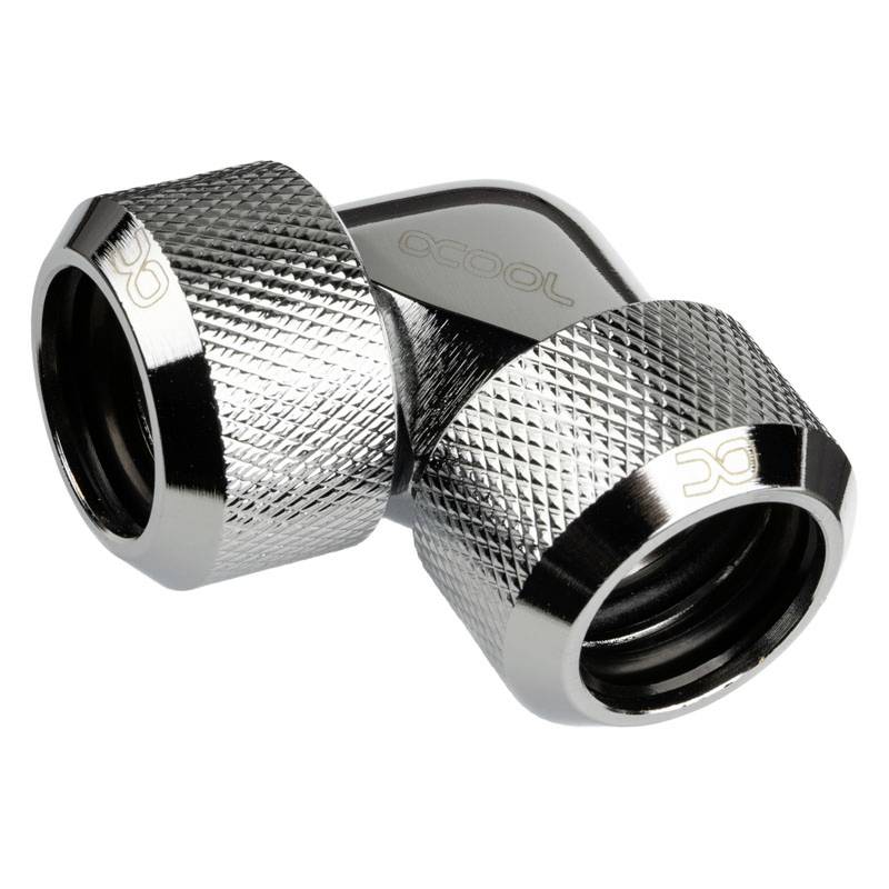 Alphacool Eiszapfen Adapter 90 Grad 16mm AD auf 16mm AD Hardtube Waterkoelinghoekverbinder afbeelding