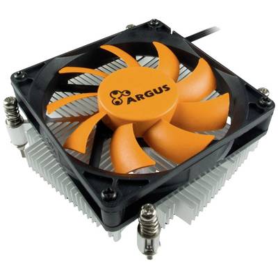 'Argus' značkový ventilátor s oranžovým rotátorom na chladiči. Vhodný pre PC procesory, zabezpečuje efektívne chladenie.