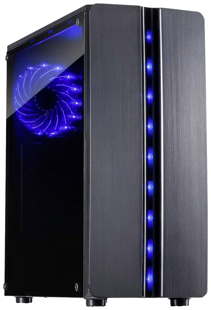 Inter-Tech 88881309 Mini-Tower PC Case Nero