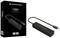 USB-C 4-portový USB 3.0 hub od Conceptronicu. Zobrazuje produkt a balenie. Hlavná funkcia: Rozšírenie USB konektivity.
