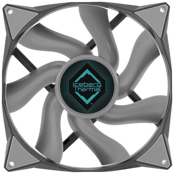 Iceberg Thermal IceGALE PC vetrák s krytom sivá