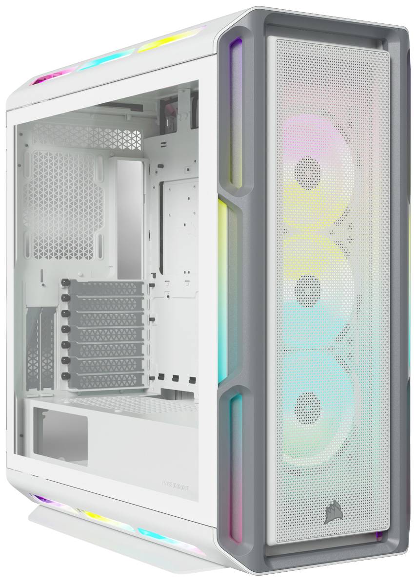 Corsair iCUE 5000T RGB Midi-Tower PC Case Bianco