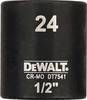 DEWALT DT7541-QZ DT7541-QZ nástrčný kľúč (orech) 24 mm 1/2" 24 mm 1/2" (12.5 mm)