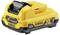 Akumulátor DeWalt, 12V Lithium-Ion, žlto-čierny, séria XR, s kapacitou 3 ampérhodiny.