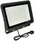 Obdĺžnikový LED reflektor s výkonom 200 wattov a triedou krytia IP66. Stojí na stojane a má sieťový kábel so zástrčkou.