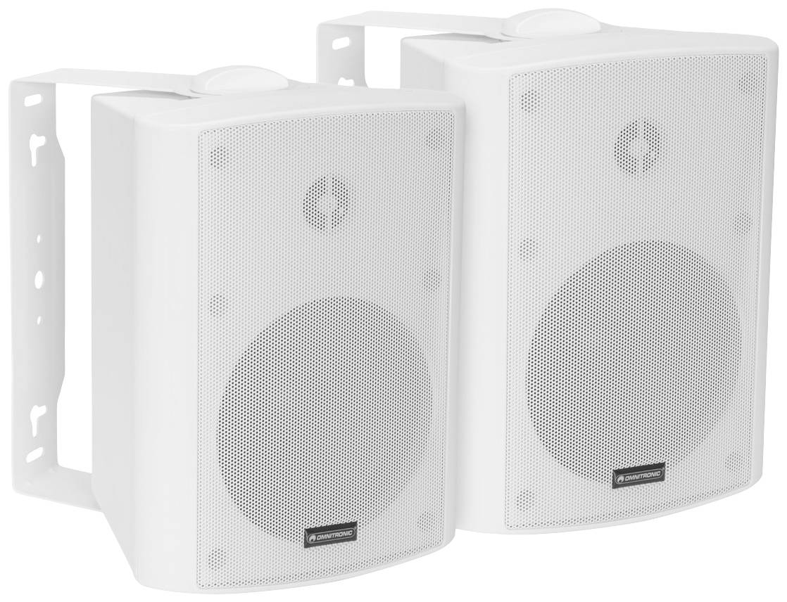 Omnitronic ALP-5A white Kit altoparlanti PA attivi 30 W 2 pz.