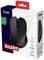 Pohľad zhora na obal bezdrôtovej čiernej myši značky Trust. Text na obale zdôrazňuje jej tichú prevádzku.