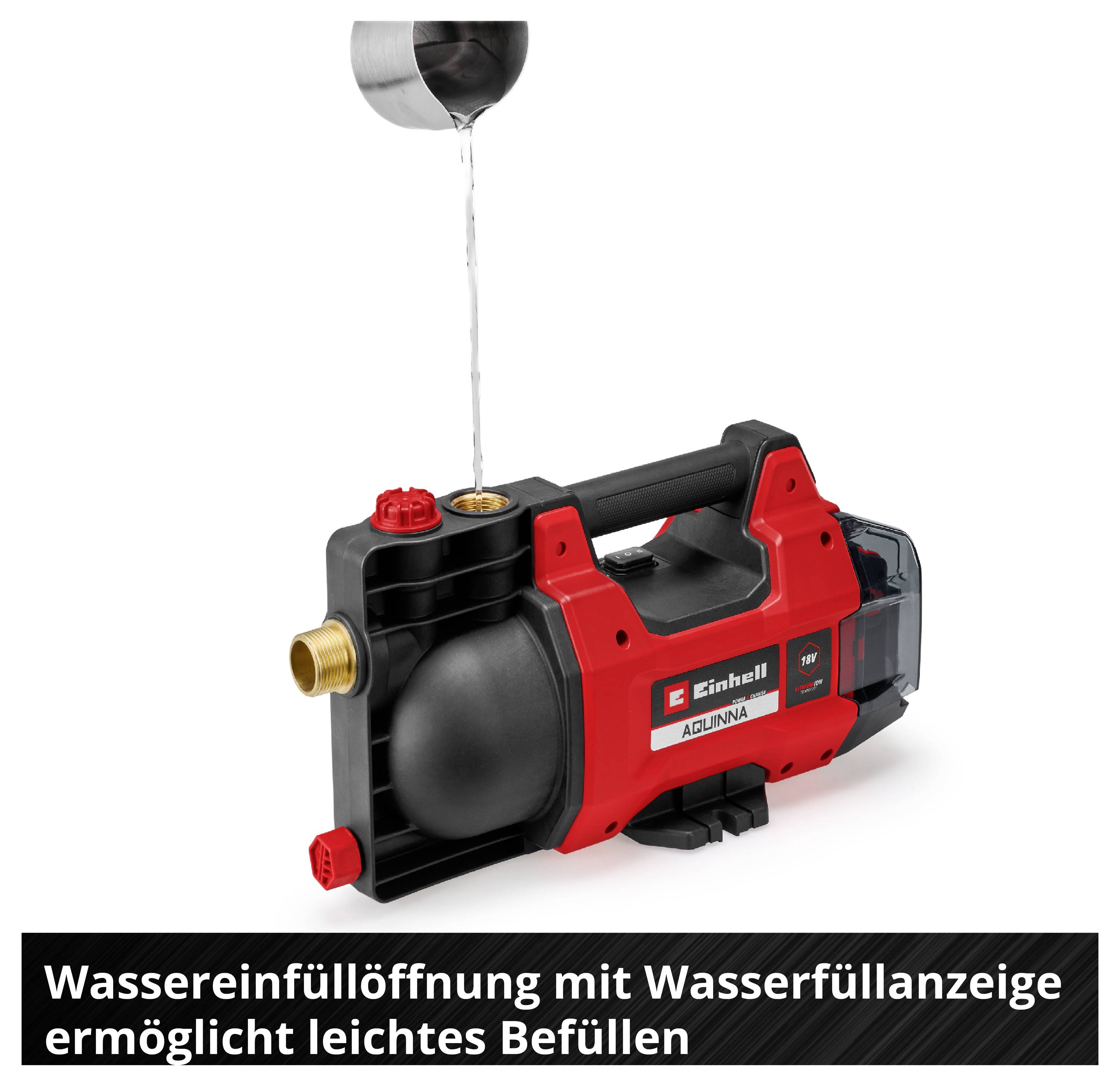 Einhell Power X-Change AQUINNA 18/28 Záhradné čerpadlo na akumulátory 2800 l/h 25 m-6