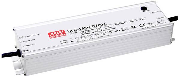 MEAN WELL  napájací zdroj pre LED   199.5 W 1.05 A 95 - 190 V stmievateľný