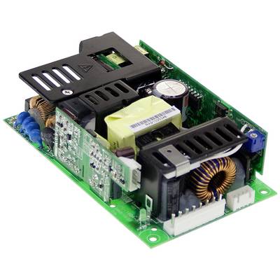 Detailný záber dosky počítačového obvodu s rôznymi elektronickými komponentmi, ako sú kondenzátory, cievky a konektory.