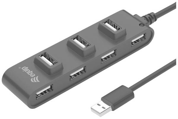 Equip 128957 7 portů USB Hub  čierna