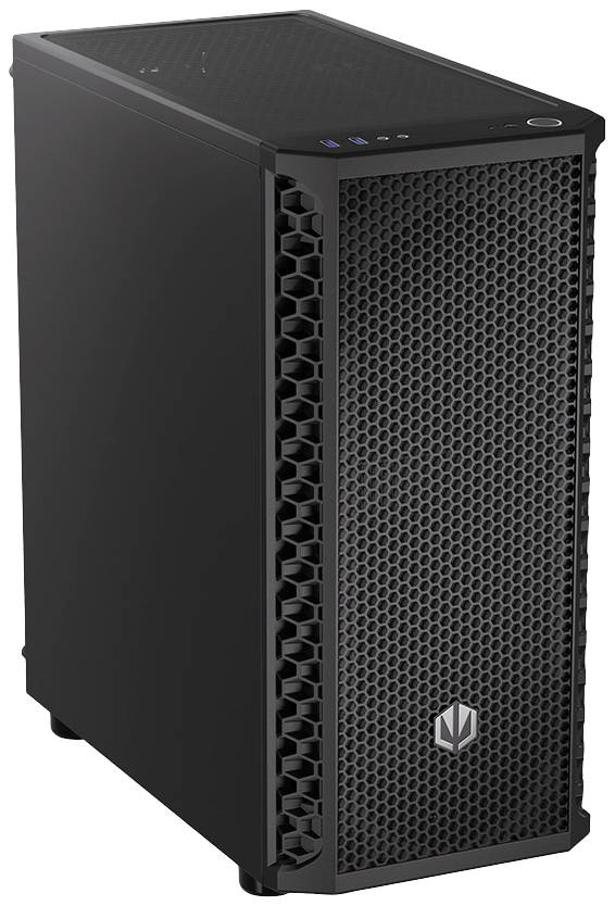 endorfy Signum 300 Solid midi tower PC skrinka čierna 1 predinštalovaný ventilátor, prachový filter-24
