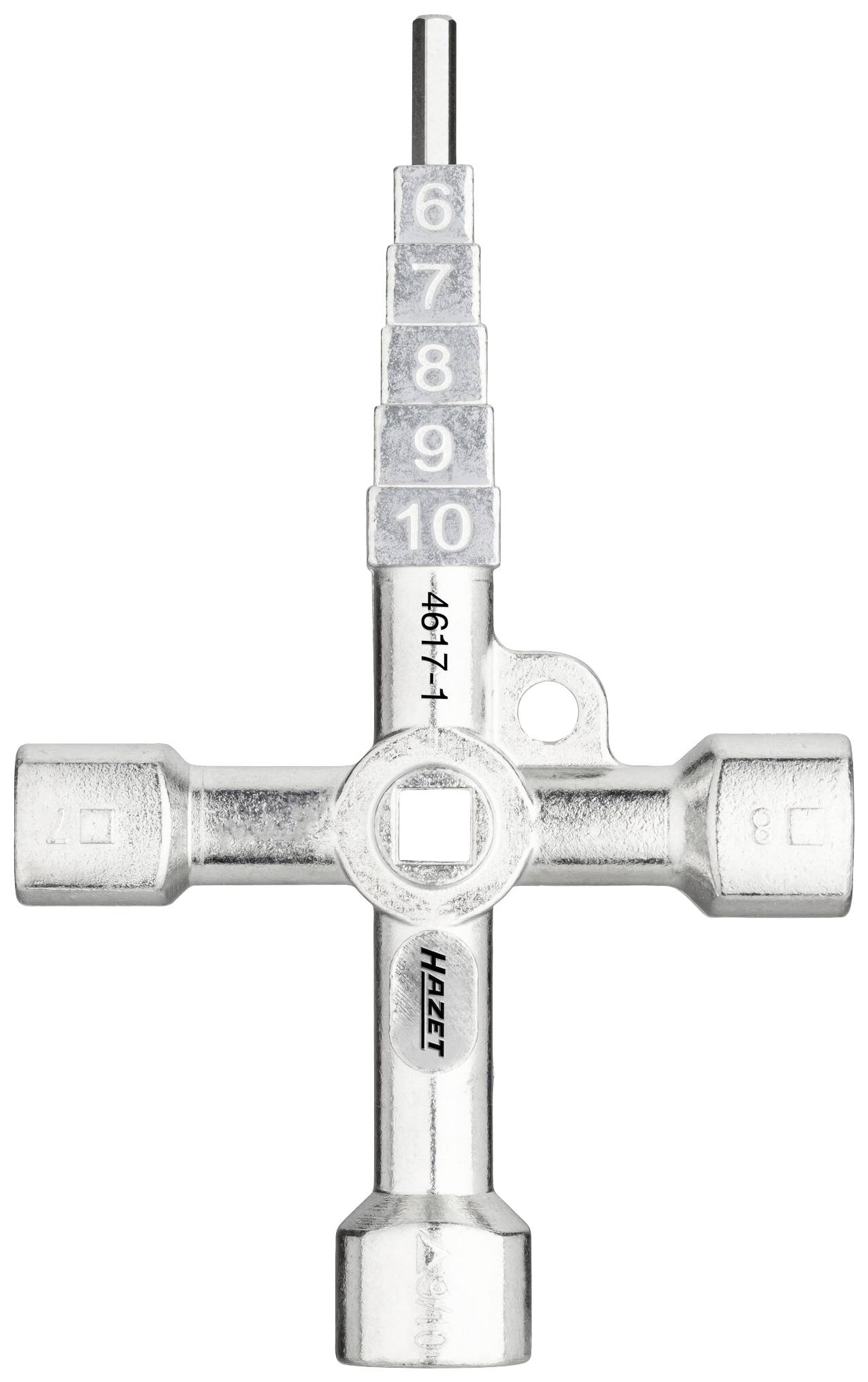 Hazet 4617-1 Schakelkastsleutel Universeel Adapter 1 stuk(s) Piece afbeelding