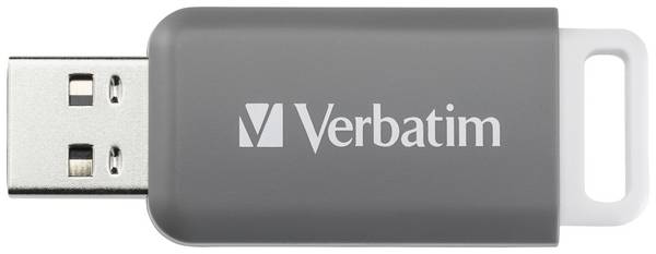 Verbatim V DataBar USB 2.0 Drive USB flash disk 128 GB sivá 49456 USB 2.0