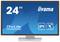 Monitor Iiyama ProLite T2452MSC s 24" displejom, symbolmi IPS a PCAP.