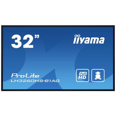 Iiyama PROLITE LH3260HS-B1AG Digital Signage Display En.trieda 2021: G (A - G) 80 cm 31.5 palca 1920 x 1080 Pixel 24/7