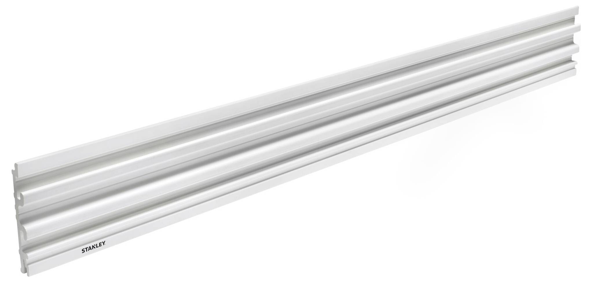 Hliníková vodiaca lišta pre presné vedenie ručných kotúčových píl; umožňuje priame rezy na dlhé vzdialenosti.