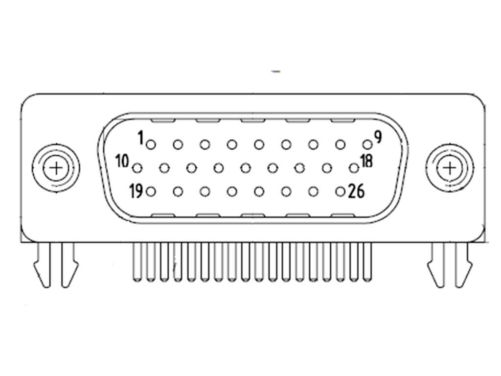 Diagram DVI-I konektora zobrazuje obdĺžnikový tvar so 24 vertikálnymi pinmi v troch radoch a 4 bočnými pinmi.