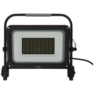 Prenosný pracovný reflektor s LED svetlami, zabudovaný do obdĺžnikového rámu s rukoväťami po stranách.