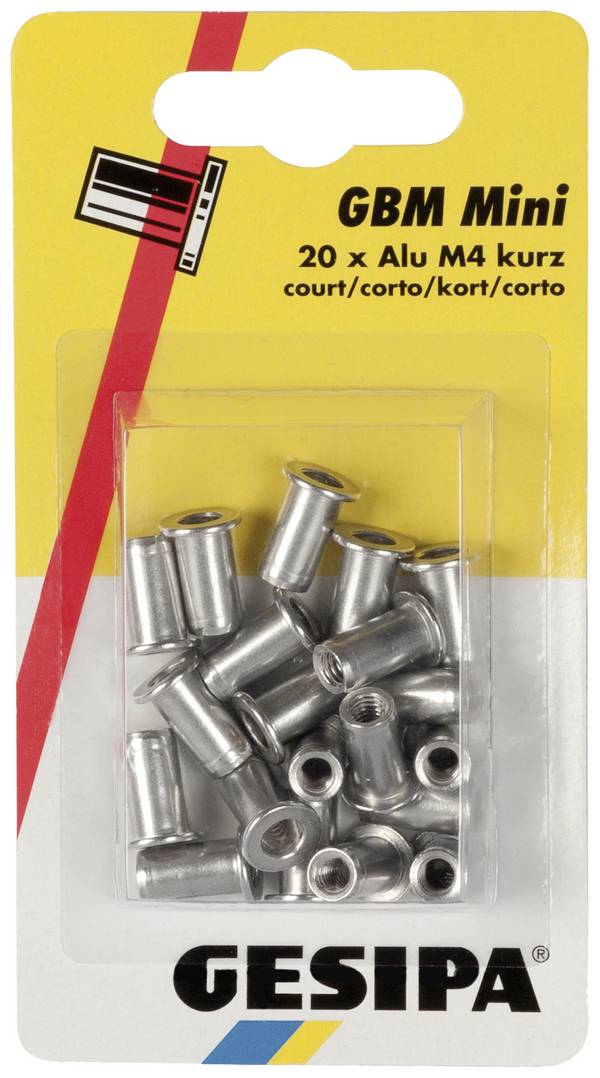 Gesipa 1433674 slepá nitovacie matice (Ø) 6 mm M6 7 ks