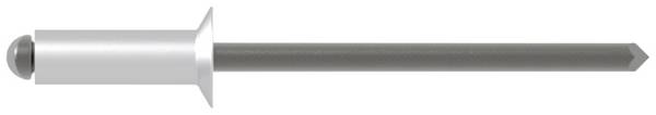 Gesipa 1454083 slepý nit   ocel hliník   500 ks