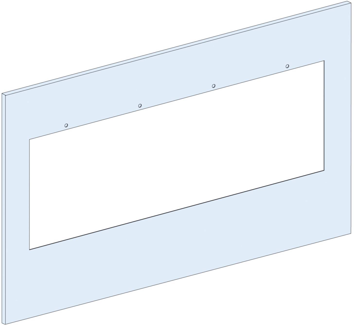 Schneider Electric PrismaSeT-P, frontplaat, 4x FuPacT ISFT160 3-polig op montageplaat/verzamelrail, verticaal, breedte = 650 mm, hoogte = 6 modules 1 stuk(s)