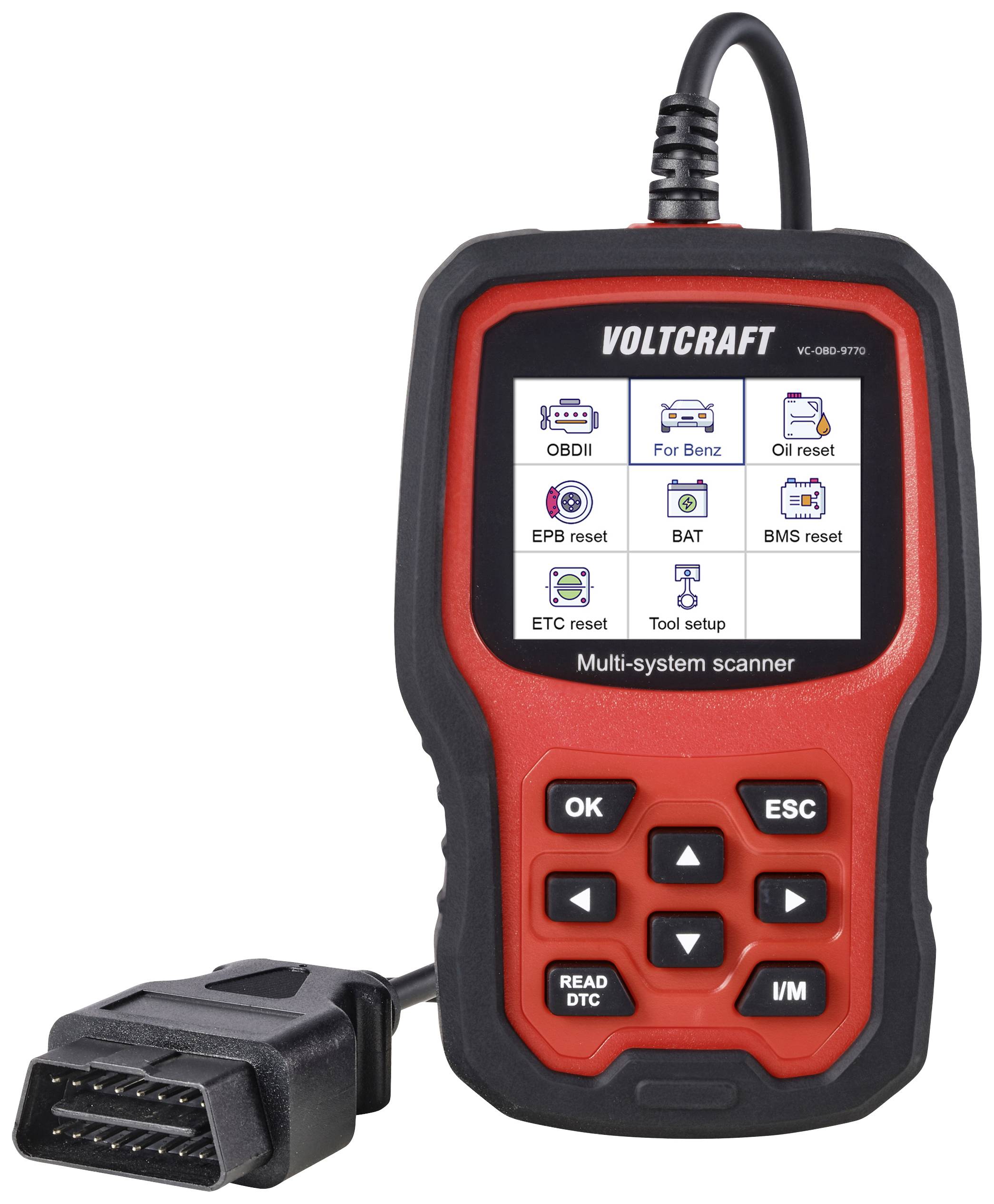 VOLTCRAFT VC-OBD-9770 Strumento diagnostico OBD II VC-14616095