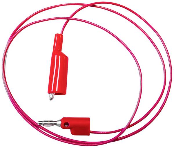 Mueller Electric BU-2030-A-36-2 merací kábel [banánikova zástrčka 4 mm - krokosvorky] 0.9 m červená 1 ks