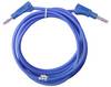 Mueller Electric BU-2323-10-79-6 merací kábel [banánikova zástrčka 4 mm - banánikova zástrčka 4 mm] 2 m modrá 1 ks
