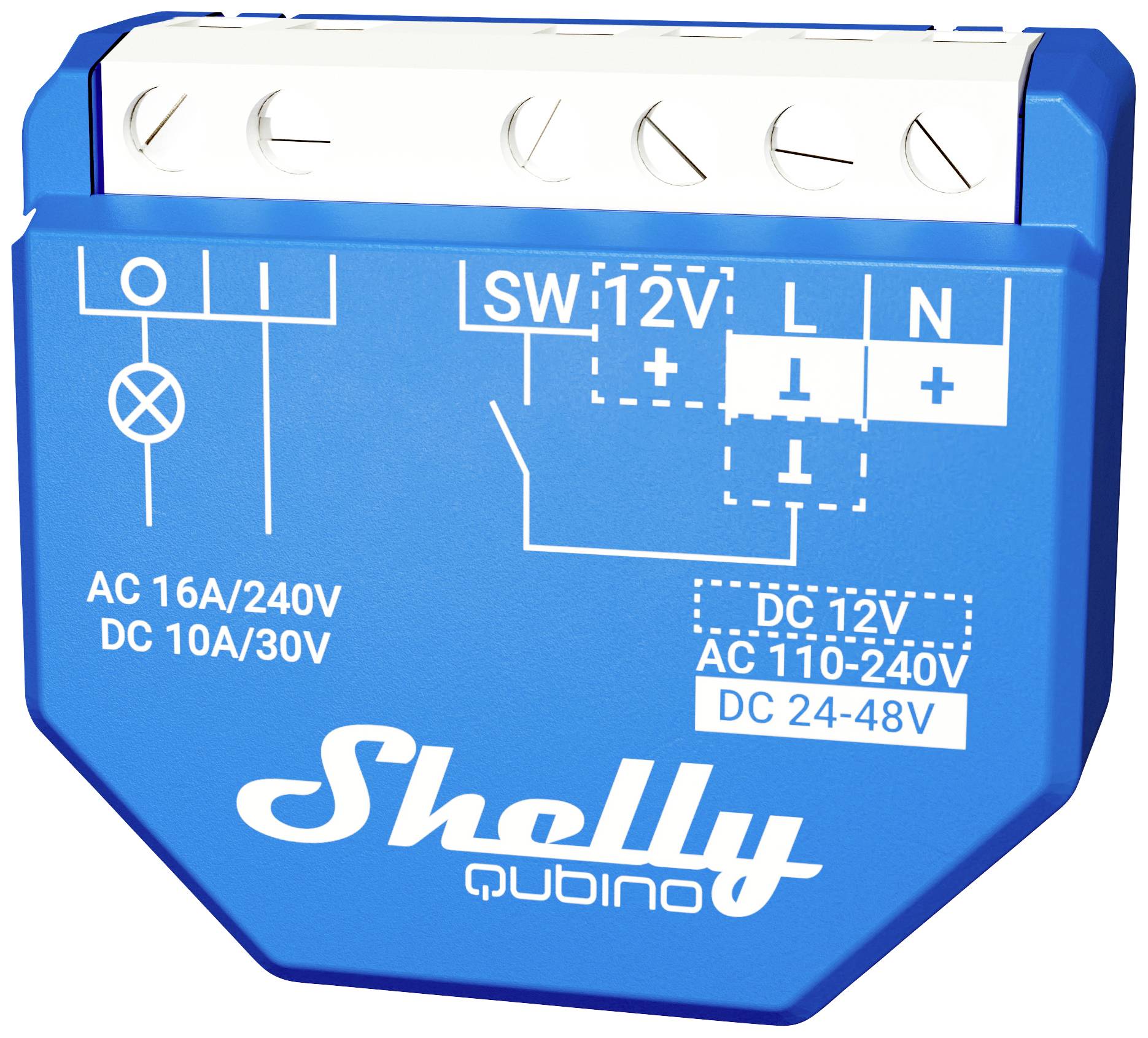 Shelly Shelly Qubino Wave 1 Attuatore interruttore Z-Wave, Z-Wave+