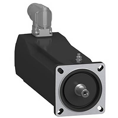 Čierny elektromotor so strieborným uchytením, vhodný pre priemyselné aplikácie. Na vrchu sa nachádza elektrické pripojenie.
