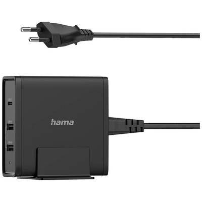 Hama 00200017 USB nabíjacia stanica do interiéru Výstupný prúd (max.) 3000 mA 3 x USB A, USB-C®