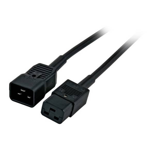 EFB Elektronik napájací prepojovací kábel [1x  - 1x ] 5 m čierna