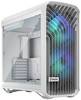 Fractal Design Torrent PC skrinka biela riadenie ventilátora, kompatibilný s LCS, prachový filter, 2 predinštalované LED ventilátory, integrované osvetlenie, vhodné pre vodné chladenie AIO, bočné okno