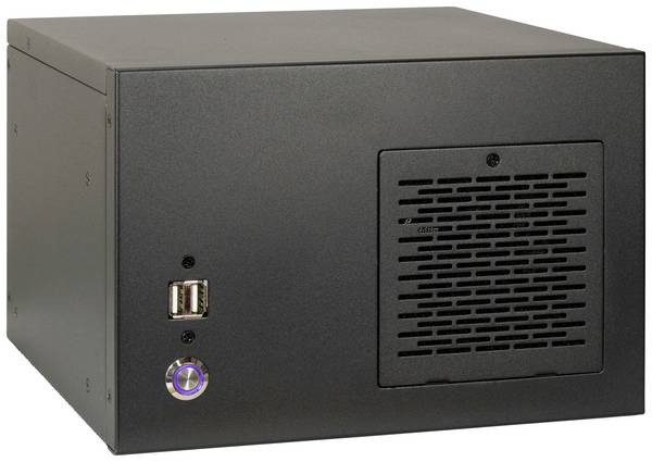 Inter-Tech S31B midi tower PC skrinka čierna 1 predinštalovaný ventilátor