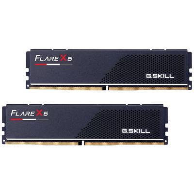 Dva RAM moduly G.SKILL Flare X5, čierne s bielymi a červenými akcentmi. Značenie: 'Flare X5' a 'G.SKILL'.