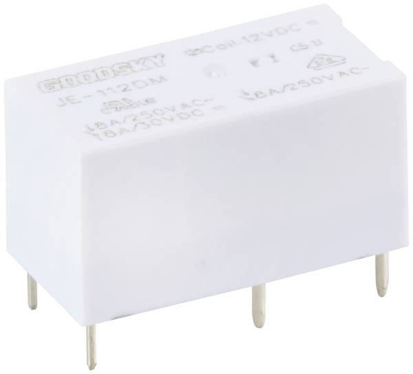 GoodSky JE-112DM, JE-112DM relé do DPS, 250 V/AC, 8 A, 1 ks