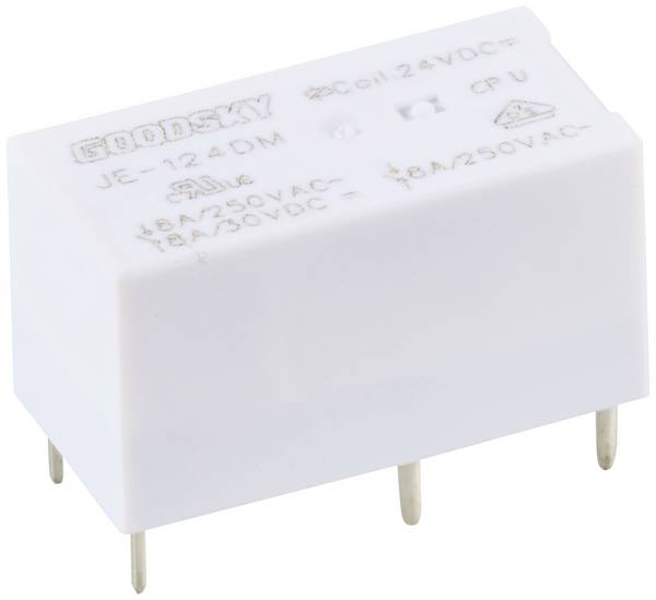 GoodSky JE-124DM, JE-124DM relé do DPS, 250 V/AC, 8 A, 1 ks