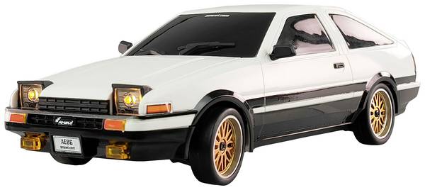 Amewi  AE86 Sprinter Trueno Scale Drift biela komutátorový 1:18 RC model auta elektrický cestný model zadný 2WD (4x2) RtR 2,4 GHz vr. akumulátorov a kábla na nabíjanie