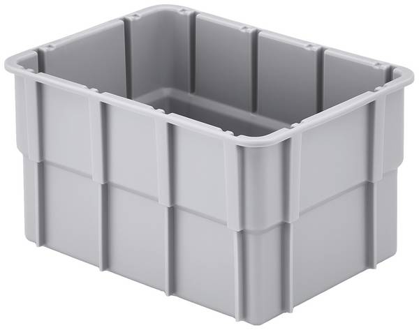 Alutec 75220 vkladacia krabice, stohovateľné, (d x š x v) 181 x 131 x 101 mm, sivá, 1 ks