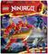 LEGO NINJAGO „Prebudenie drakov" Set 71808, zobrazuje červeného mecha s mečom v boji proti modrému protivníkovi, určený pre deti od 7 rokov.
