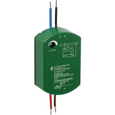 Elektronické relé pre úsporu energie, zelený kryt, s pripojovaciemu vodičmi. Vyvinuté na ovládanie elektrických obvodov.