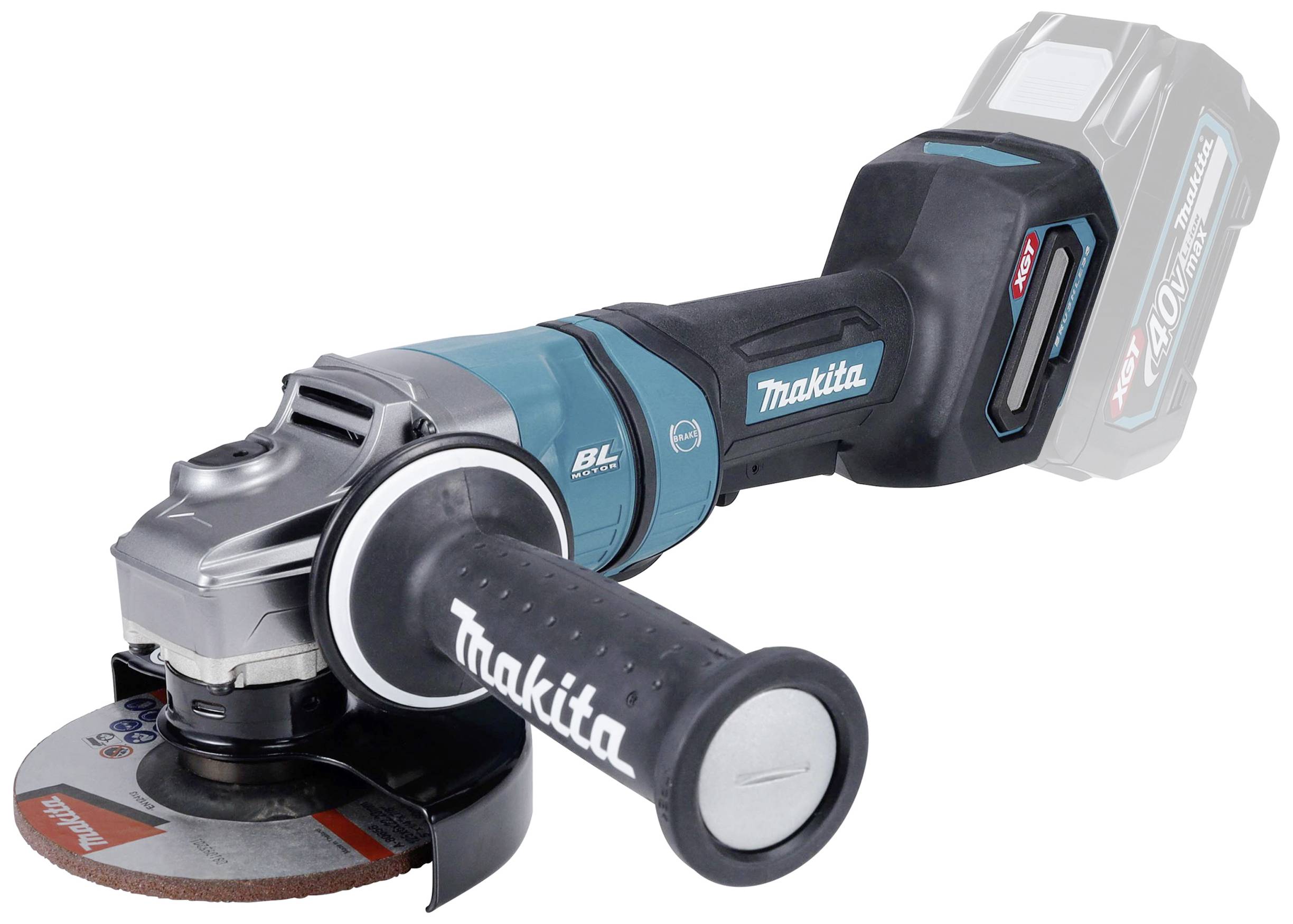 Makita GA050GZ Vinkelslip batteridriven 125 mm borstfri, exkl. batteri/laddare, Utan laddare 2300 W 40 V