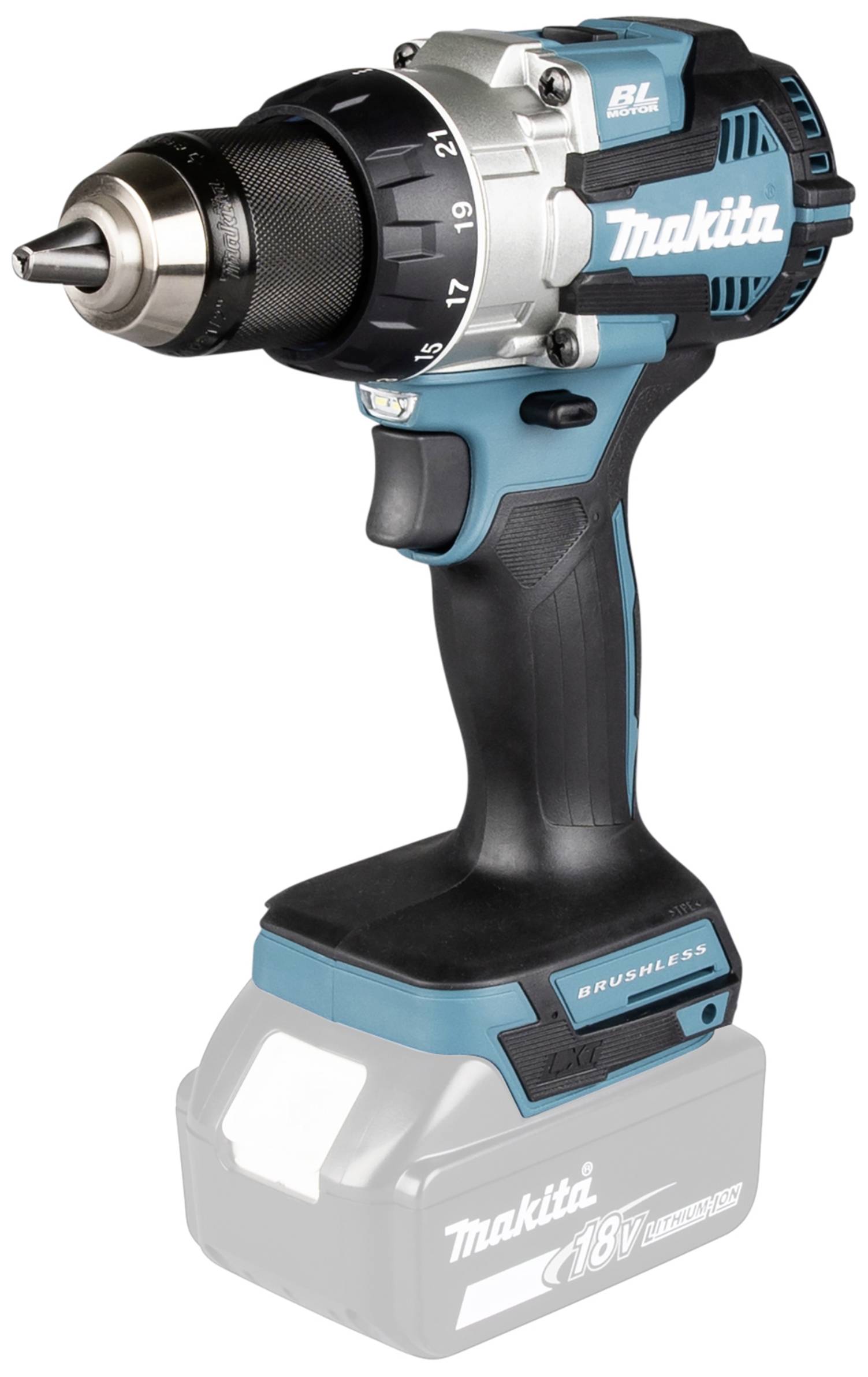 Makita DDF489Z - ECO Accu-schroefboormachine 18 V Brushless, Zonder accu, Zonder lader