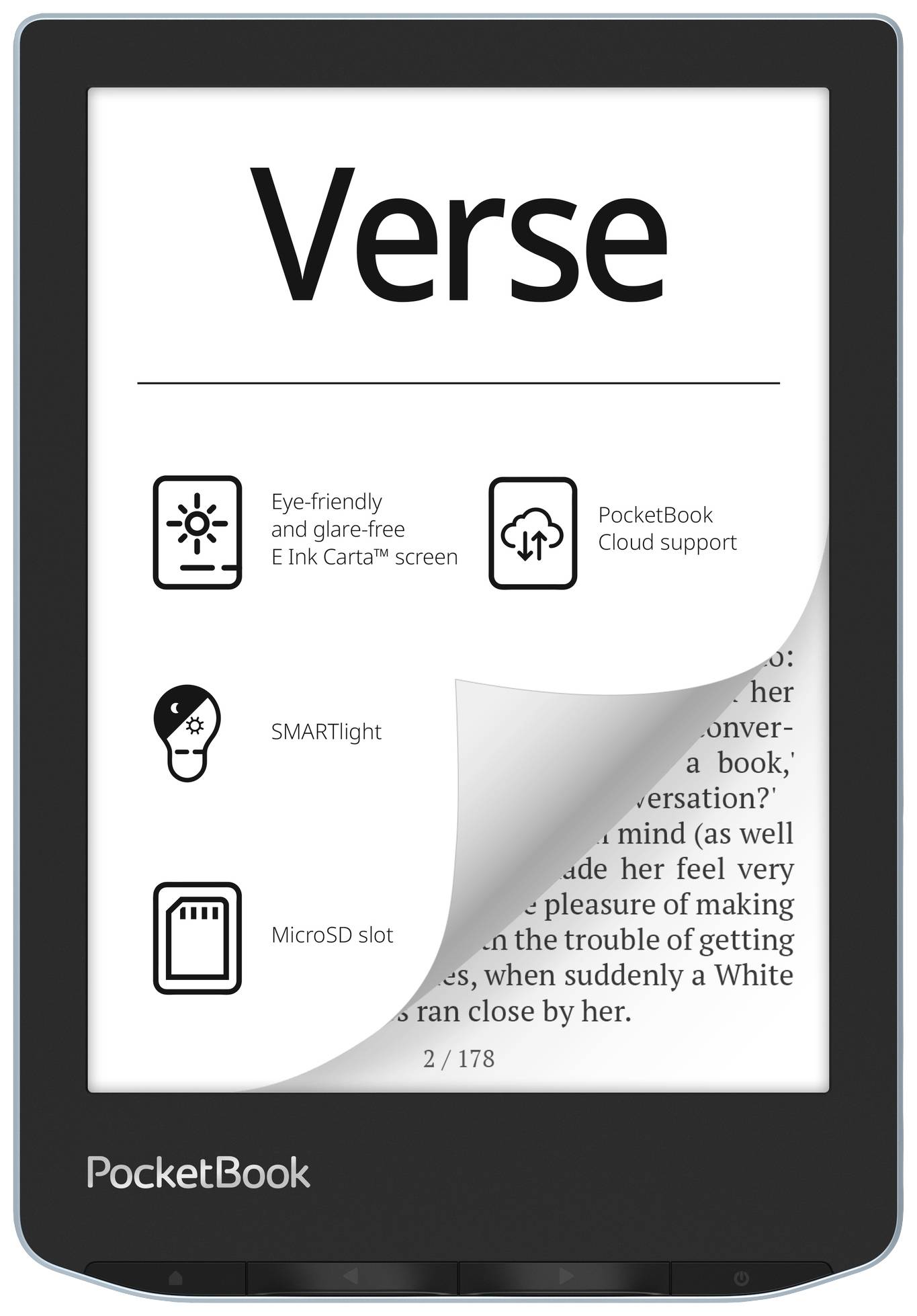 PocketBook Verse eBook-reader 15.2 cm (6 inch) Lichtblauw