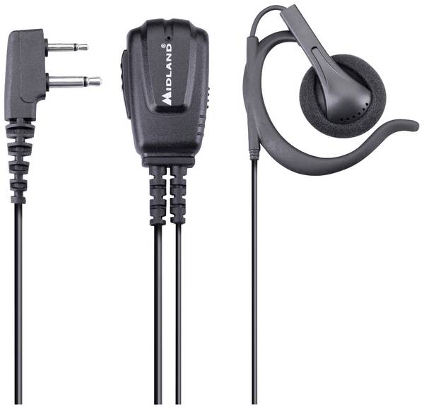 Midland headset Mikrofon MA 24-L Pro mit Ohrhörer C1525