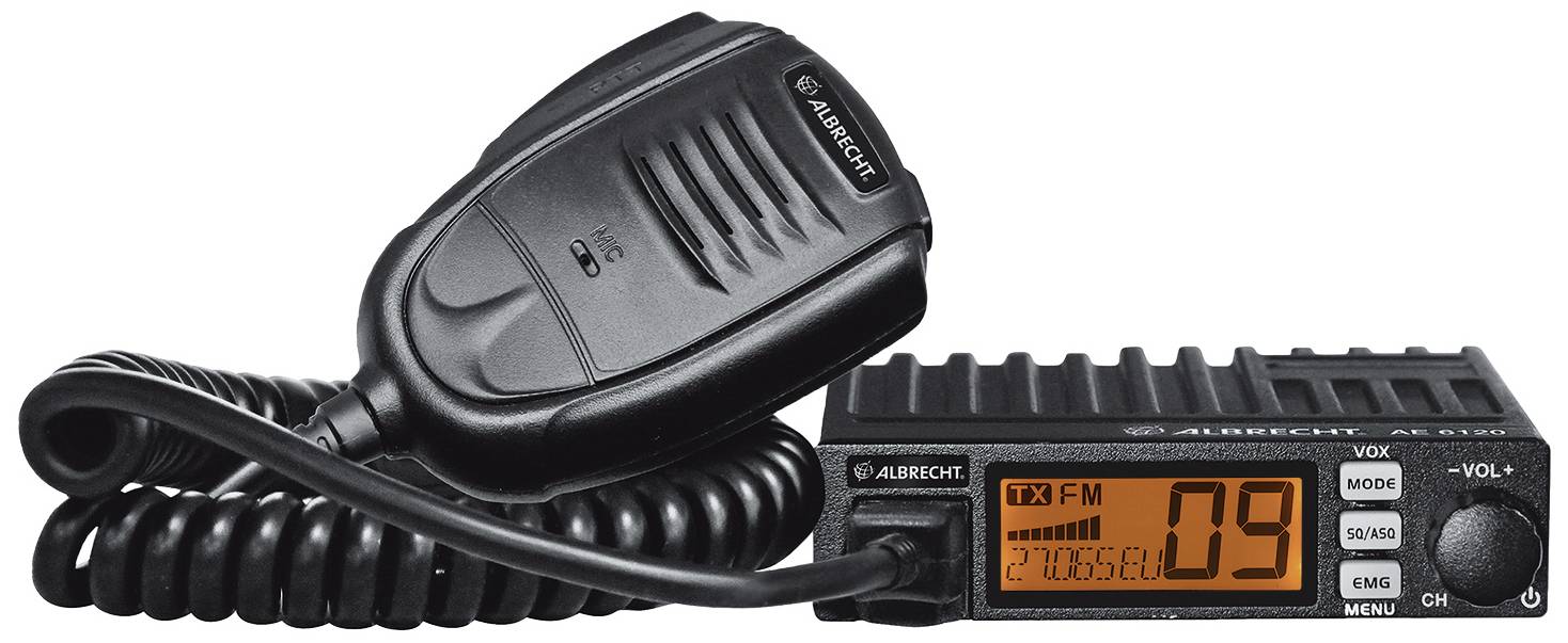 Albrecht Mini-CB FunkAE 6120 VOX Multi 12620 Radio ricetrasmittente CB